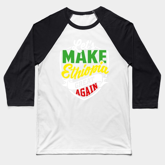 Ethiopia Baseball T-Shirt by Abelfashion